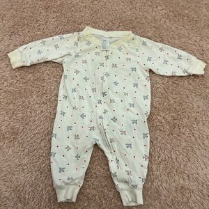 H&M 1-2 months Baby One Piece Zipper Bird